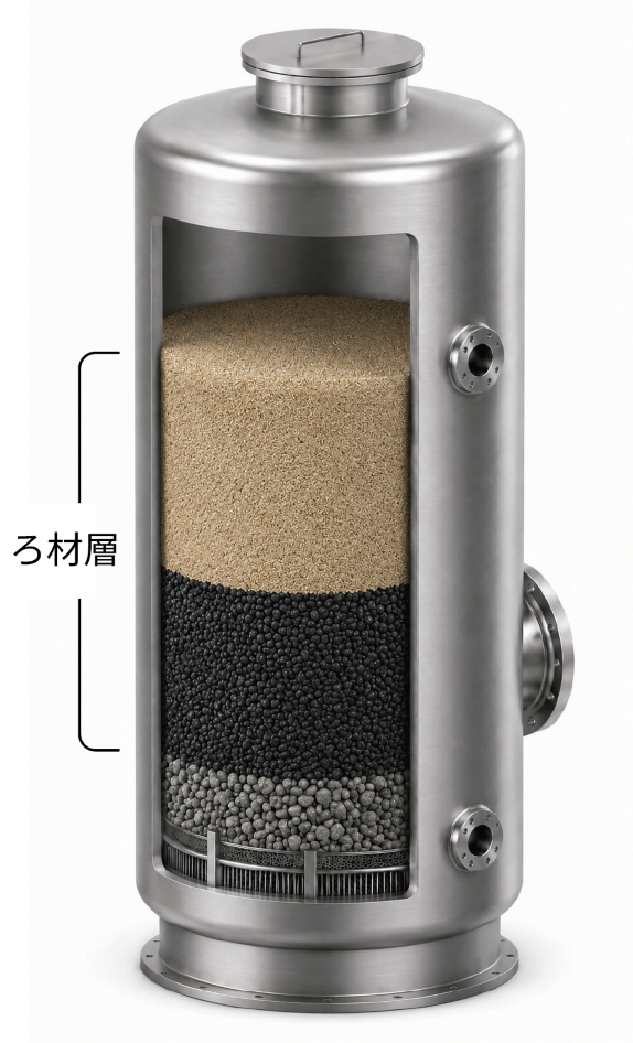 急速ろ過装置(急速ろ過塔)
