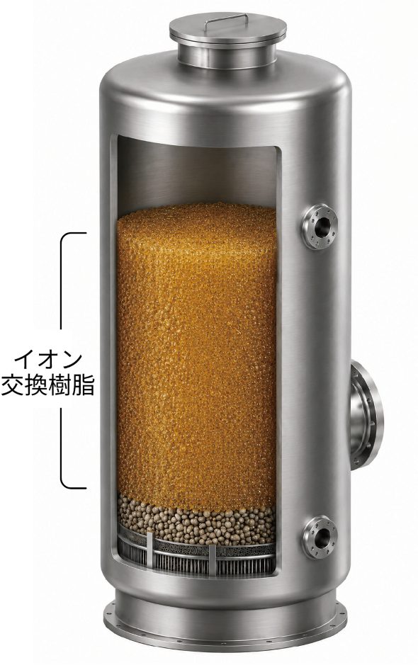 軟水器（イオン交換樹脂）